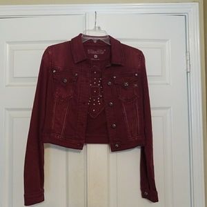 Miss Me Maroon Jacket